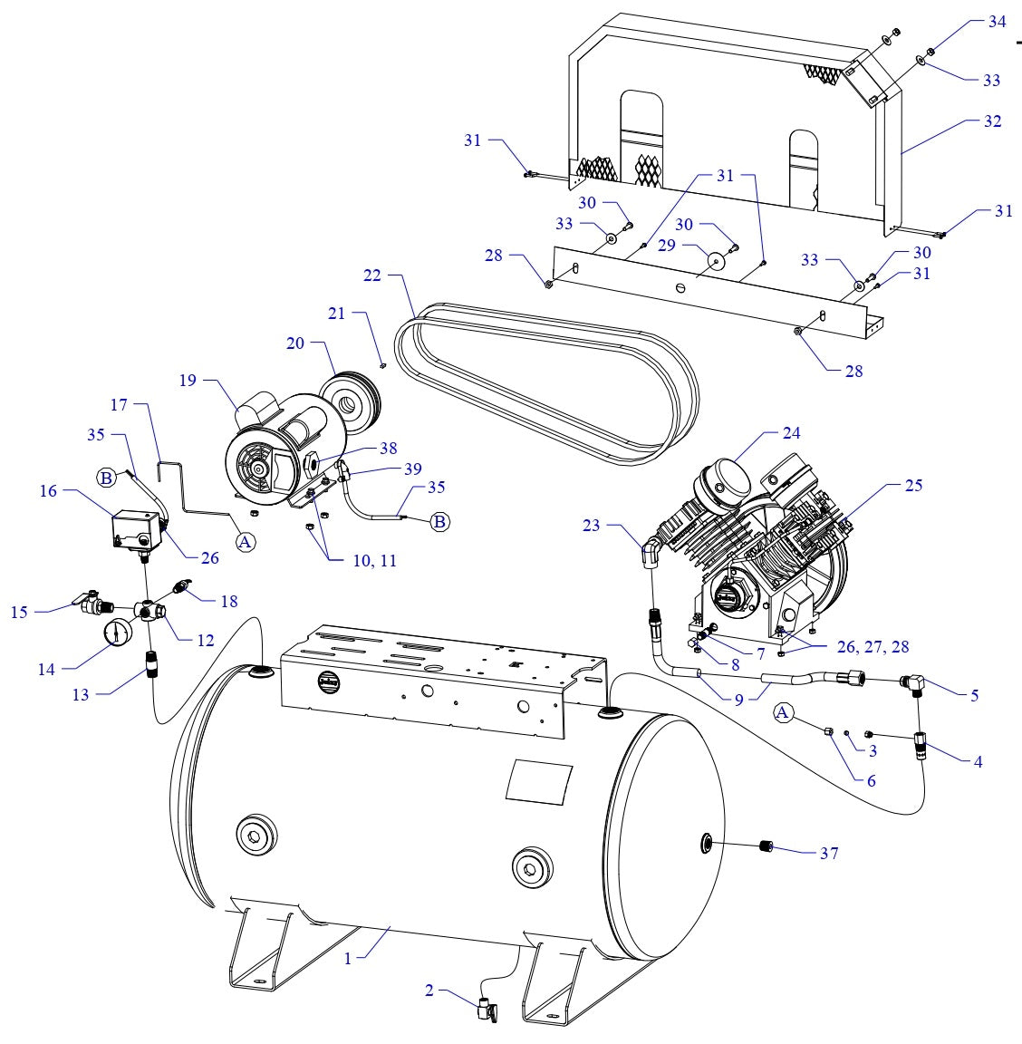 GC3A-60-SSC Single & Three Phase Assembly Parts By Jenny