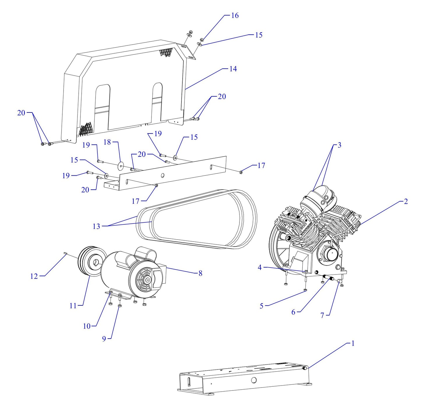 GC3A-B Single And Three Phase Assembly Parts