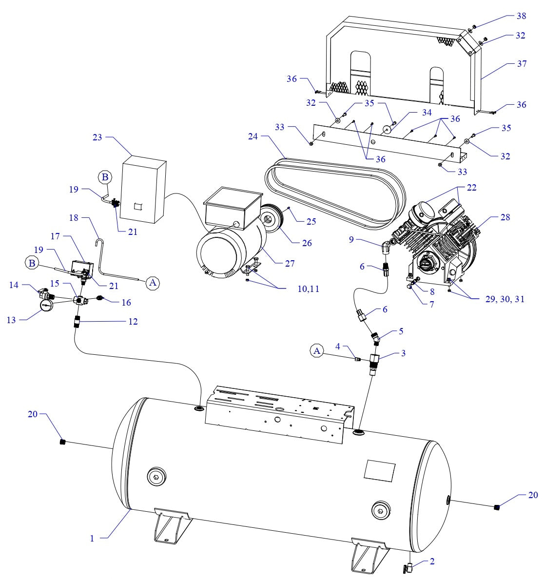 GC5A-80-SSC Single & Three Phase Assembly Parts By Jenny