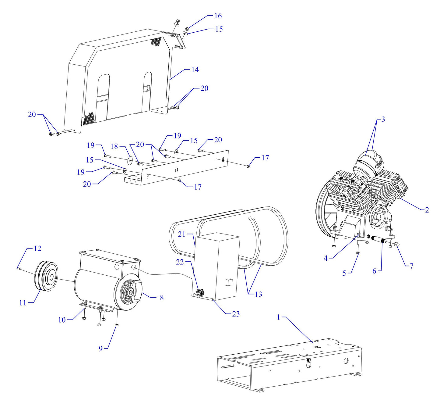 GC5A-B Single and Three Phase Assembly Parts