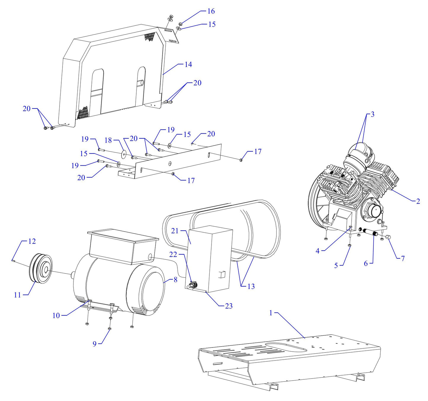 GC5S-BS Single Phase Assembly Parts