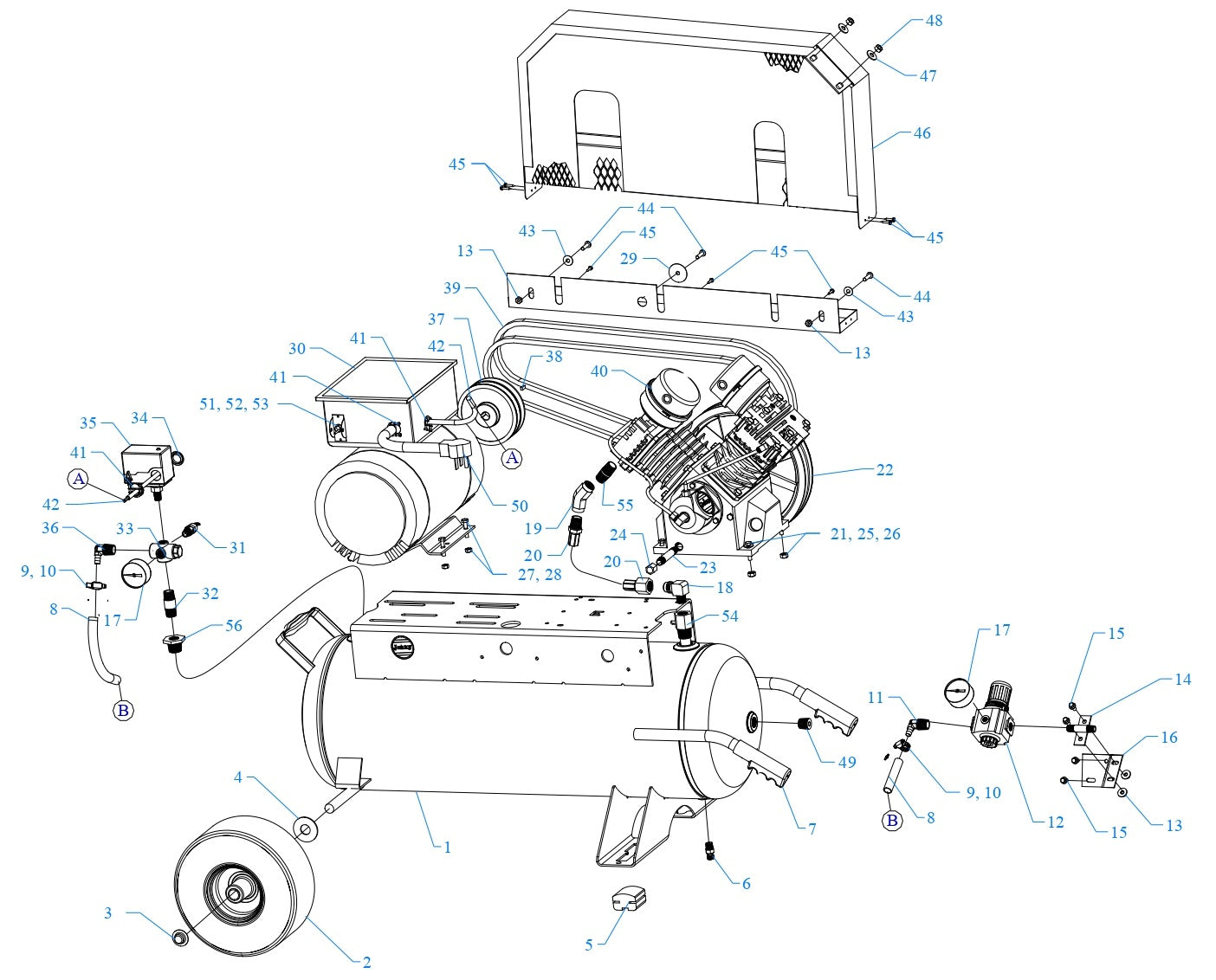 GT5B-17P-SSC Assembly Parts By Jenny