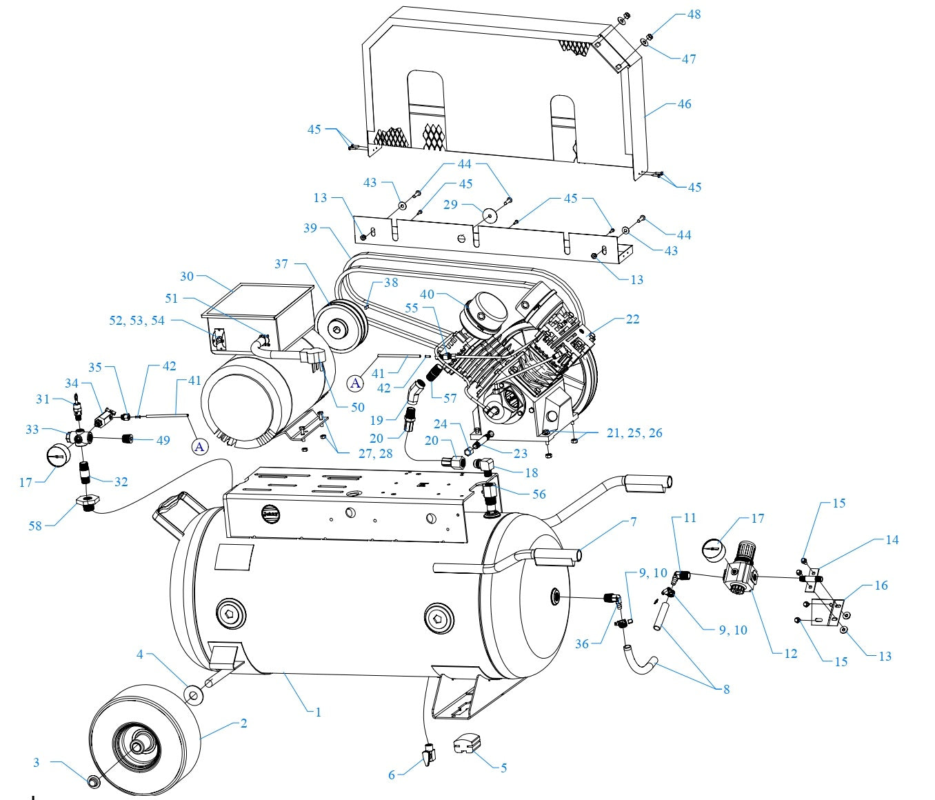 GT5B-30P-CRC Assembly Parts By Jenny