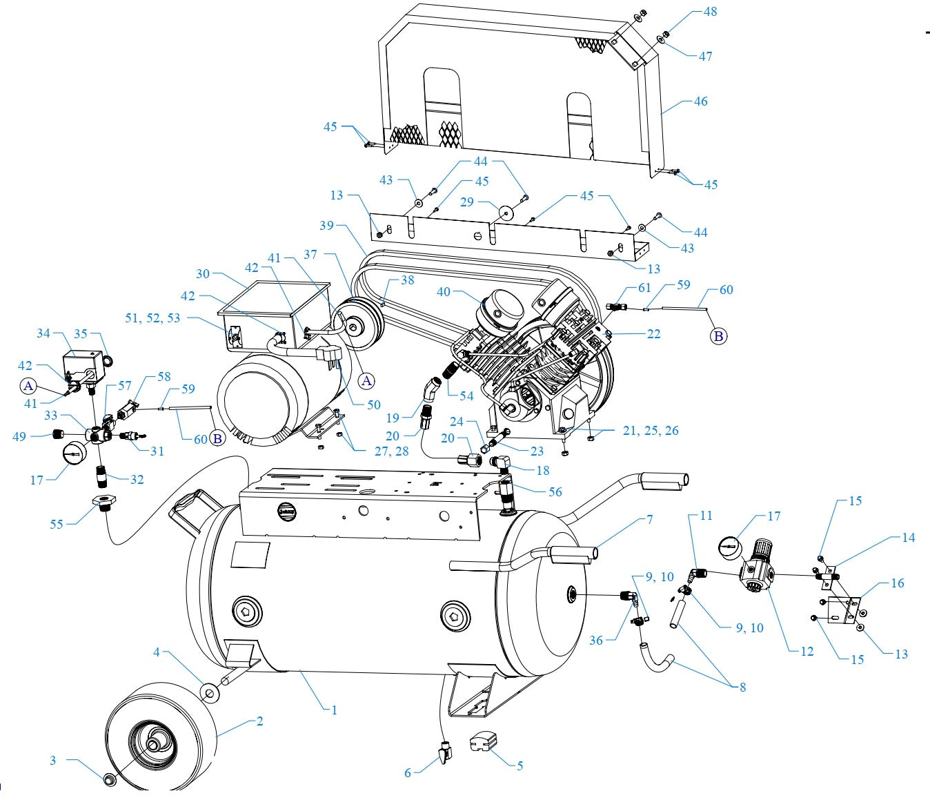 GT5B-30P-DCS Assembly Parts By Jenny