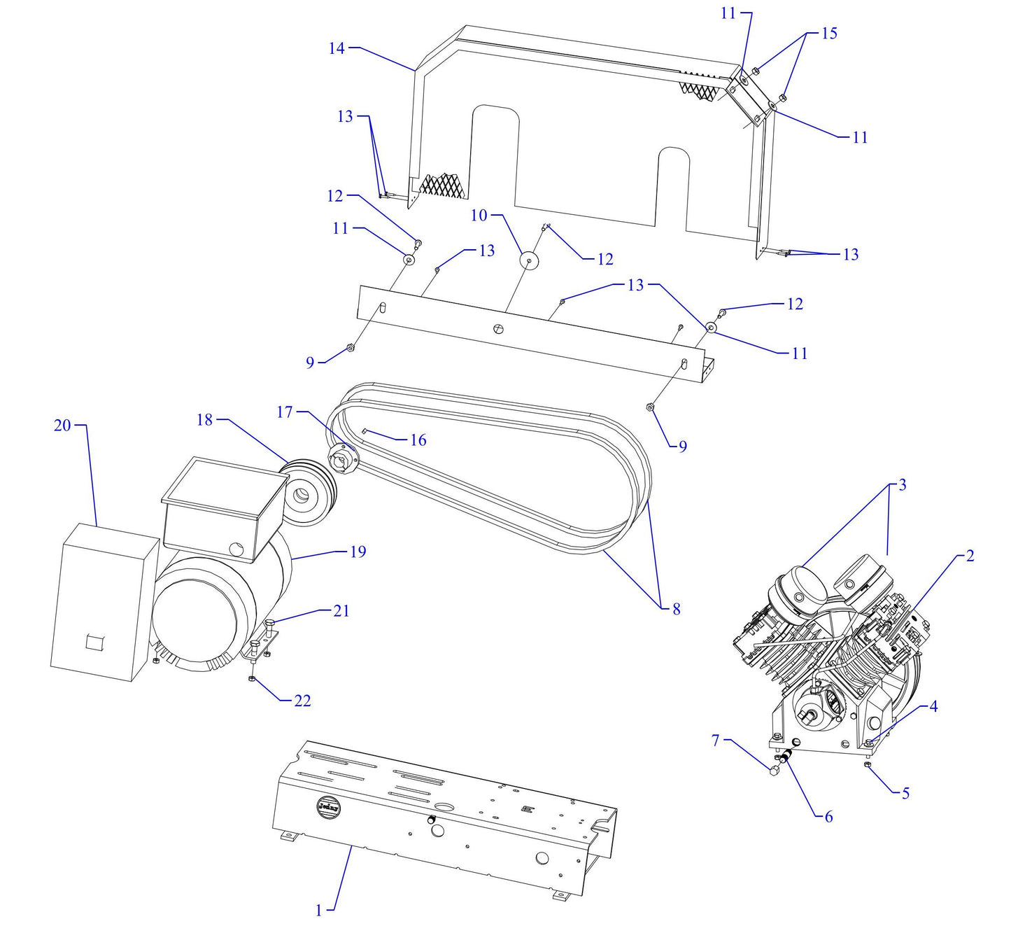GT5B-B Single & Three Phase Assembly Parts