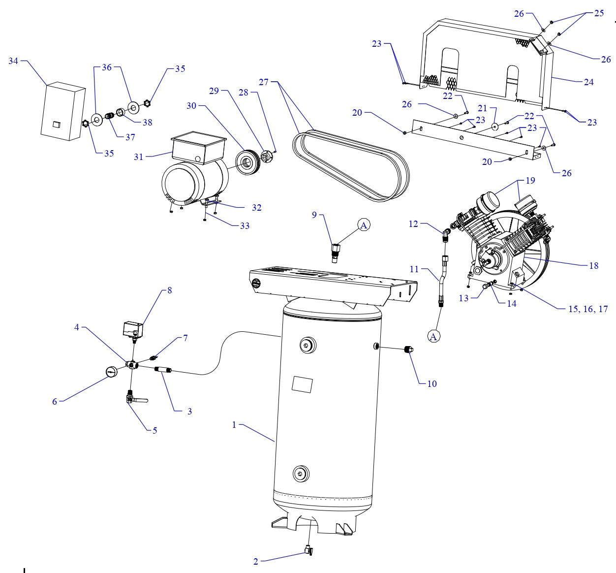 J5A-60V-SSC Single & Three Phase Assembly Parts By Jenny