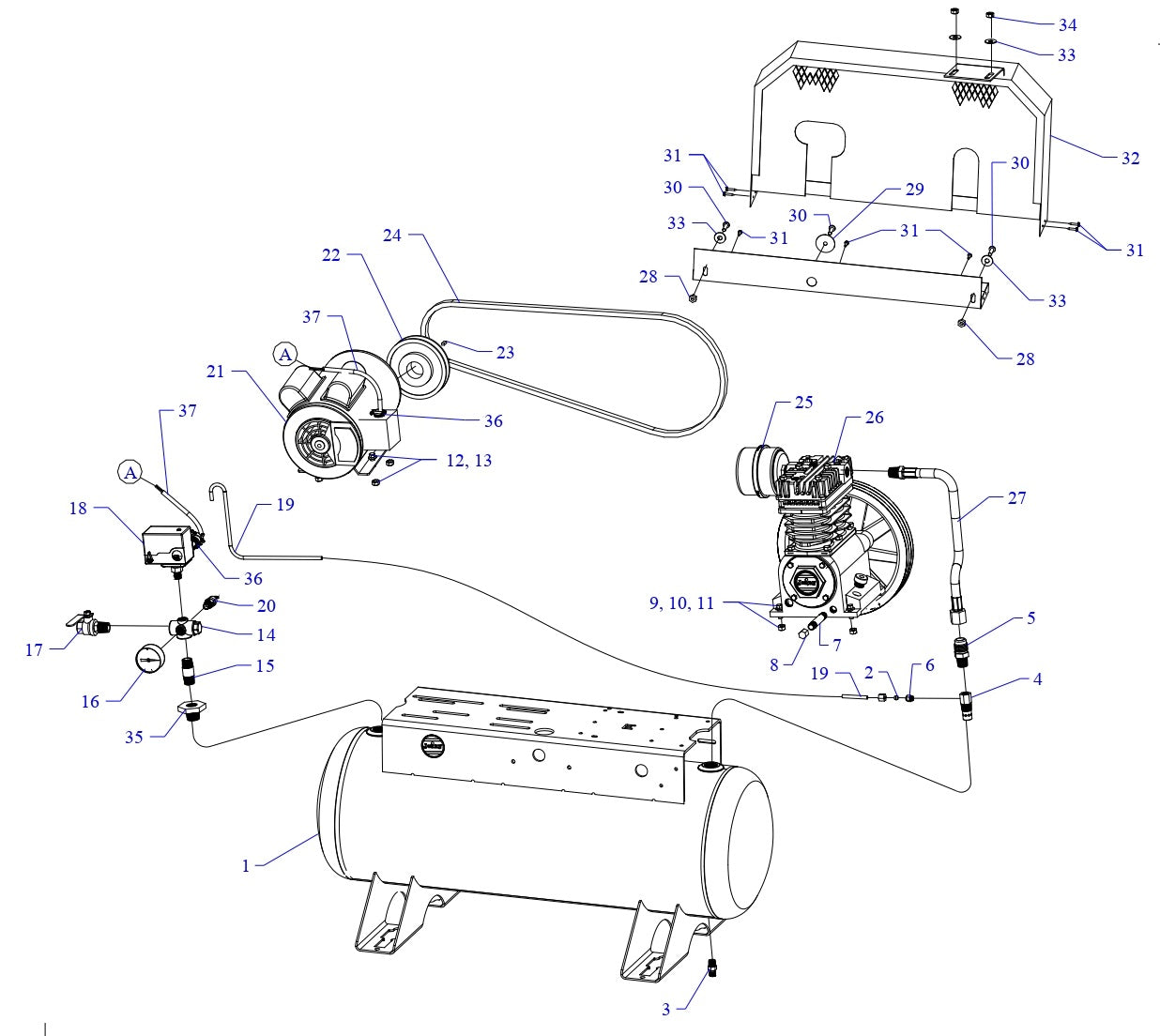 K15A-17-SSC Single & Three Phase Assembly Parts By Jenny