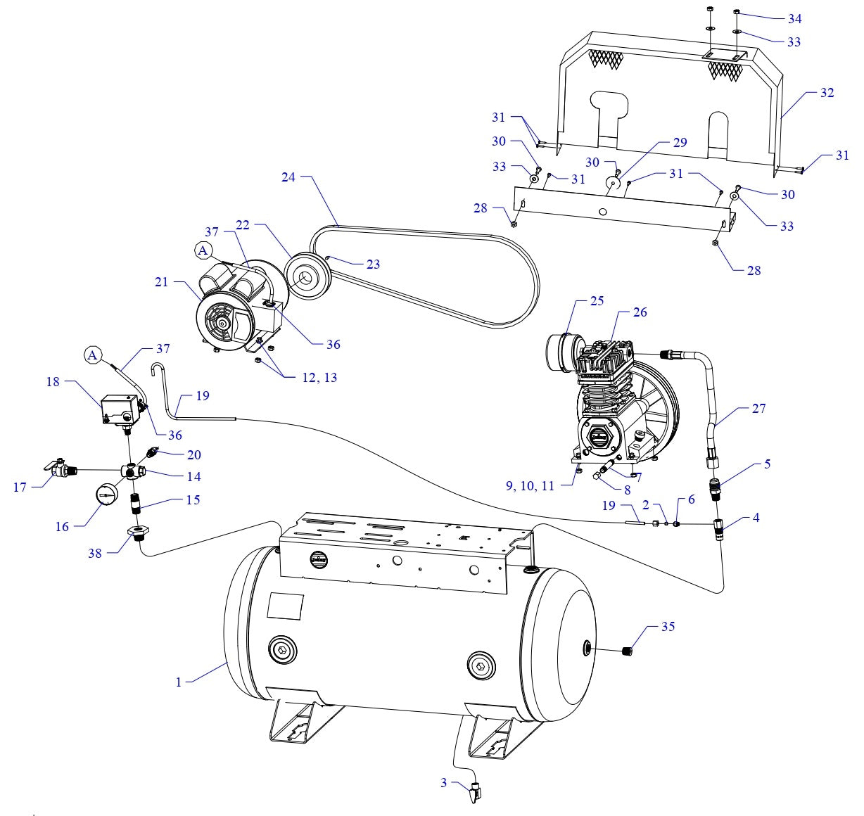 K15A-30-SSC Single & Three Phase Assembly Parts By Jenny