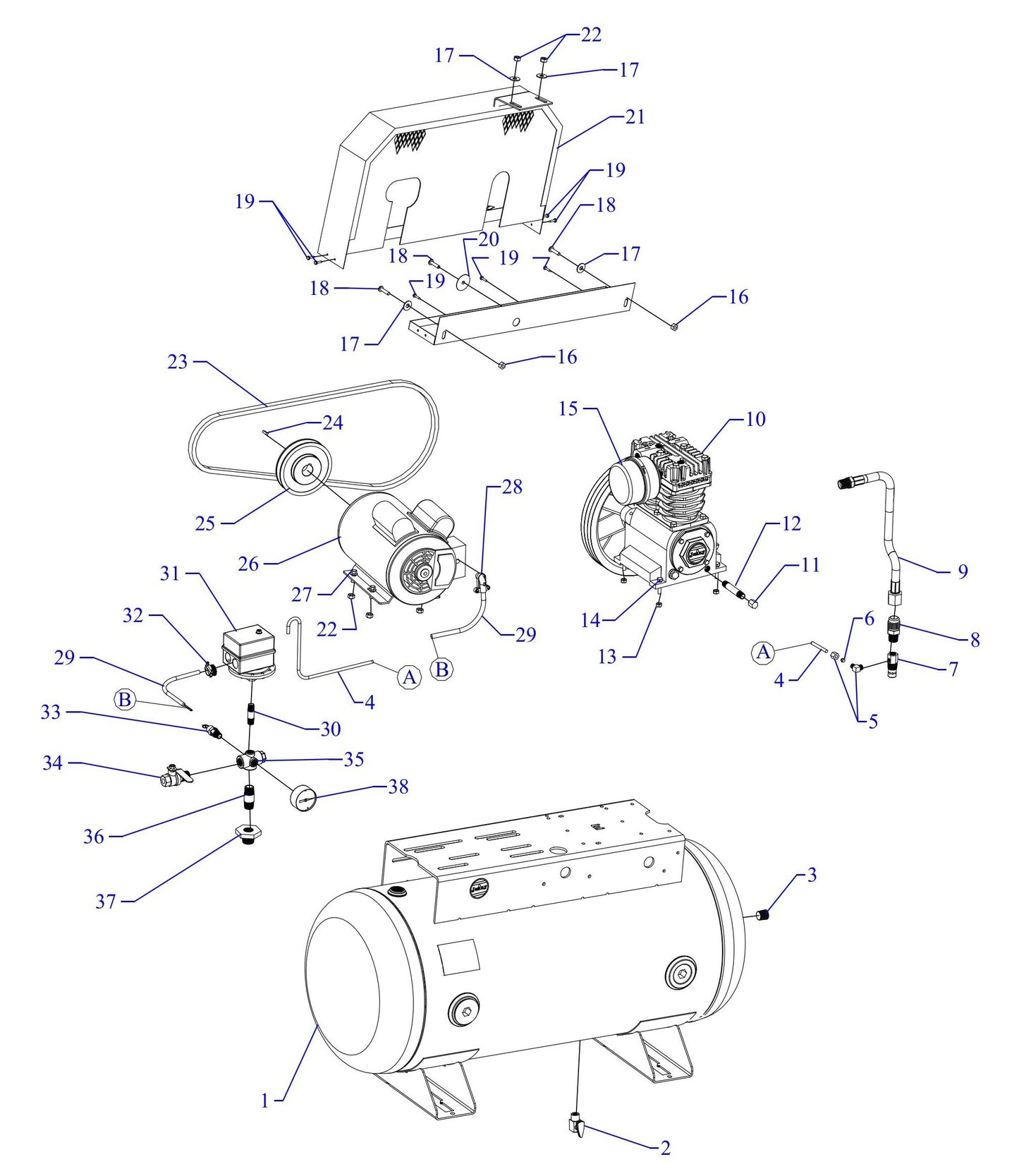 K15S-30UMS Single Phase Fire Sprinkler Assembly Parts By Jenny