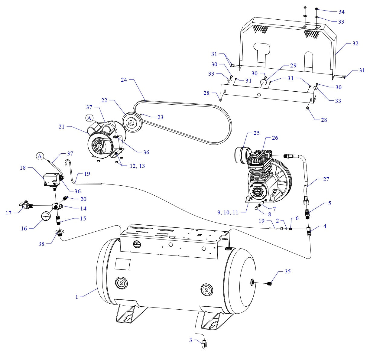 K1A-30-SSC Single & Three Phase Assembly Parts By Jenny