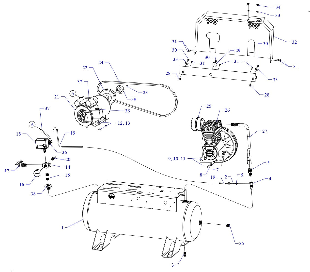 K2A-17-SSC Single & Three Phase Assembly Parts By Jenny