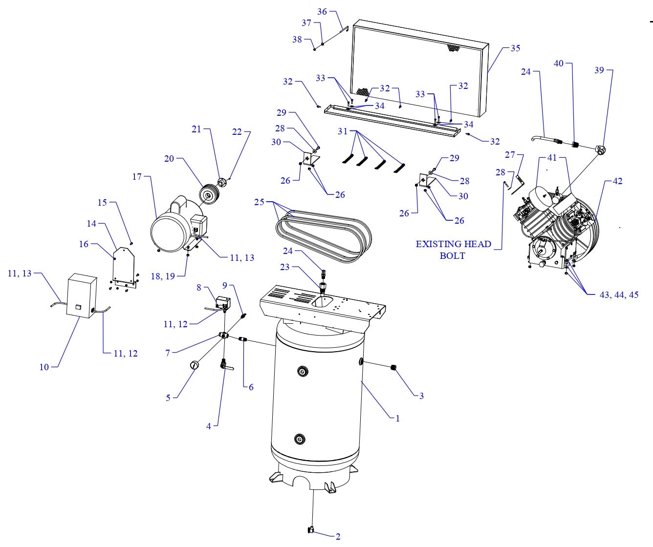 U75B-80V-SSC Single & Three Phase Assembly Parts By Jenny