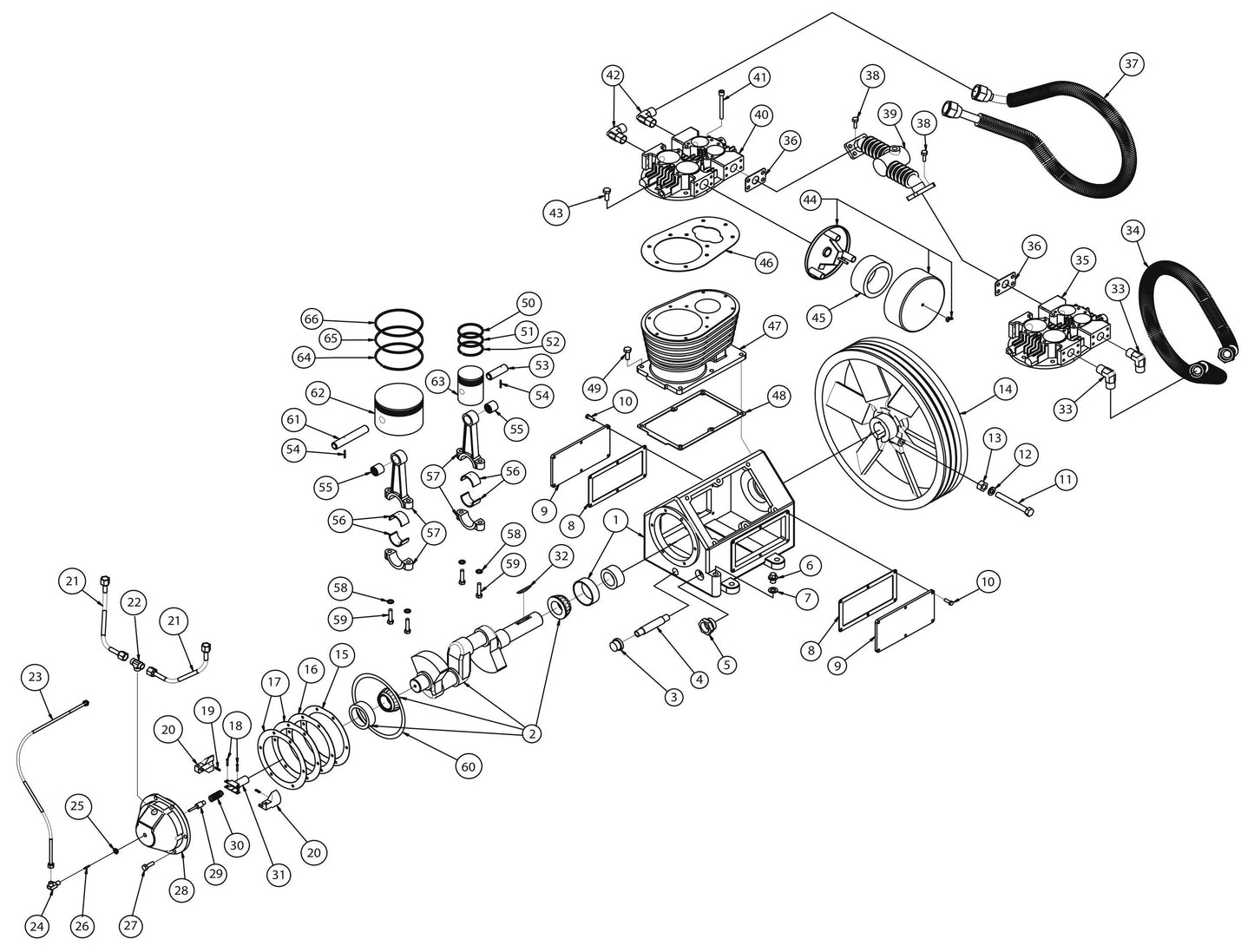 U75C-80C-SSC U Pump Assembly-1 Parts