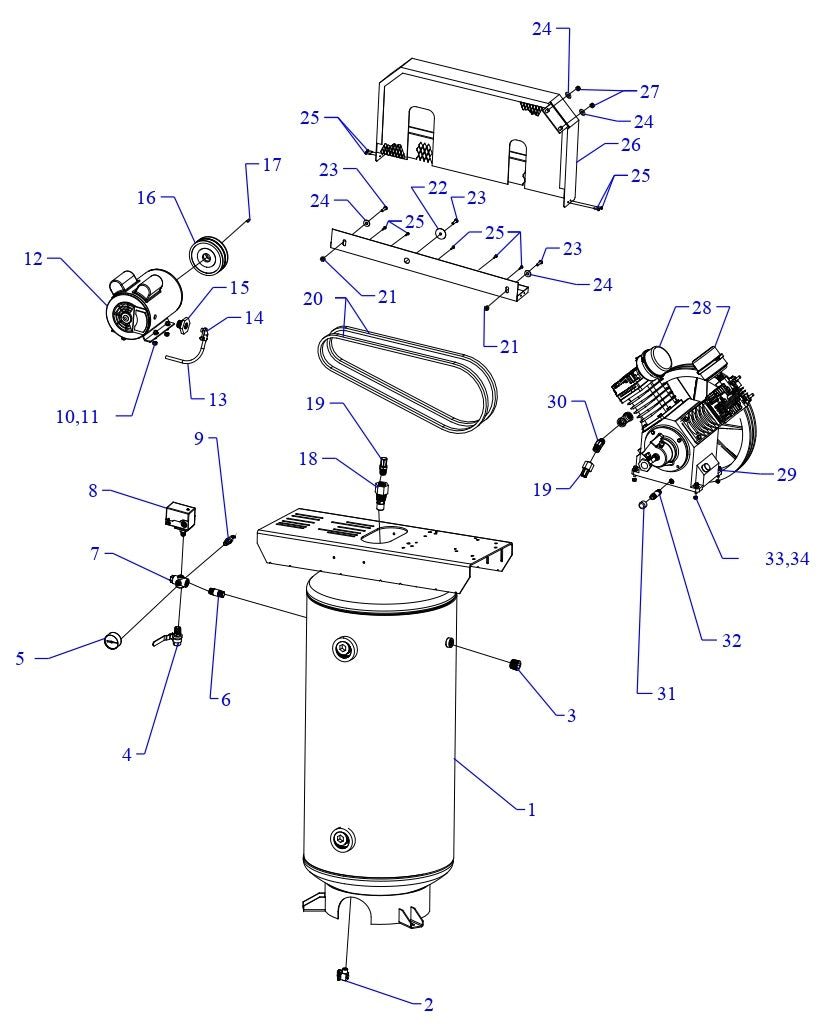 W3B-60V-SSC Single & Three Phase Assembly Parts By Jenny