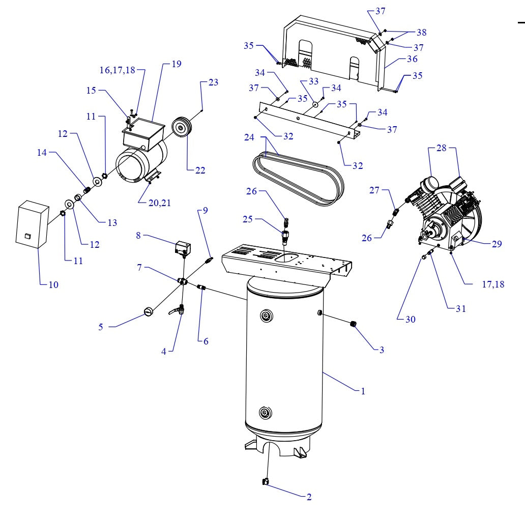 W5B-60V-SSC Single & Three Phase Assembly Parts By Jenny