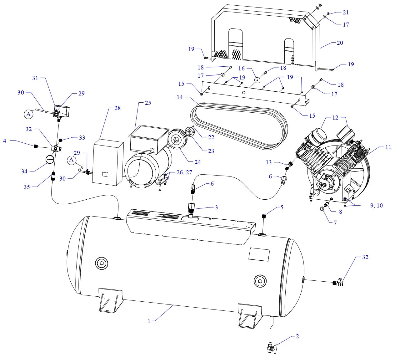 W5B-80-SSC Single & Three Phase Assembly Parts By Jenny