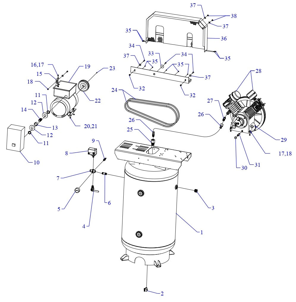 W5B-80V-SSC Single & Three Phase Assembly Parts By Jenny