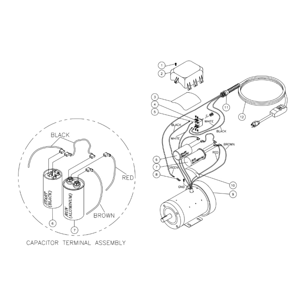 JP-1503-0ME1 Motor Assembly Parts by Mi-T-M