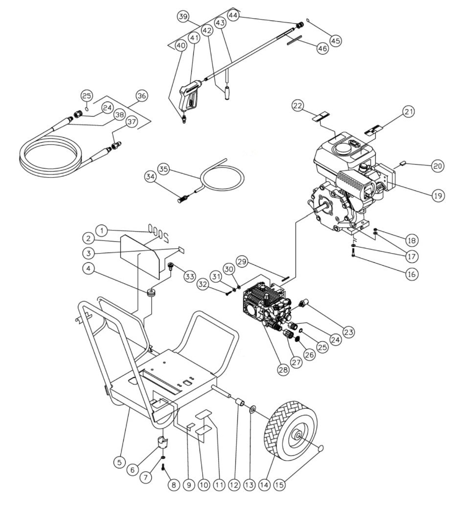 JP-2003-0MKB (sn:0-99999999) Frame Assembly Parts by Mi-T-M