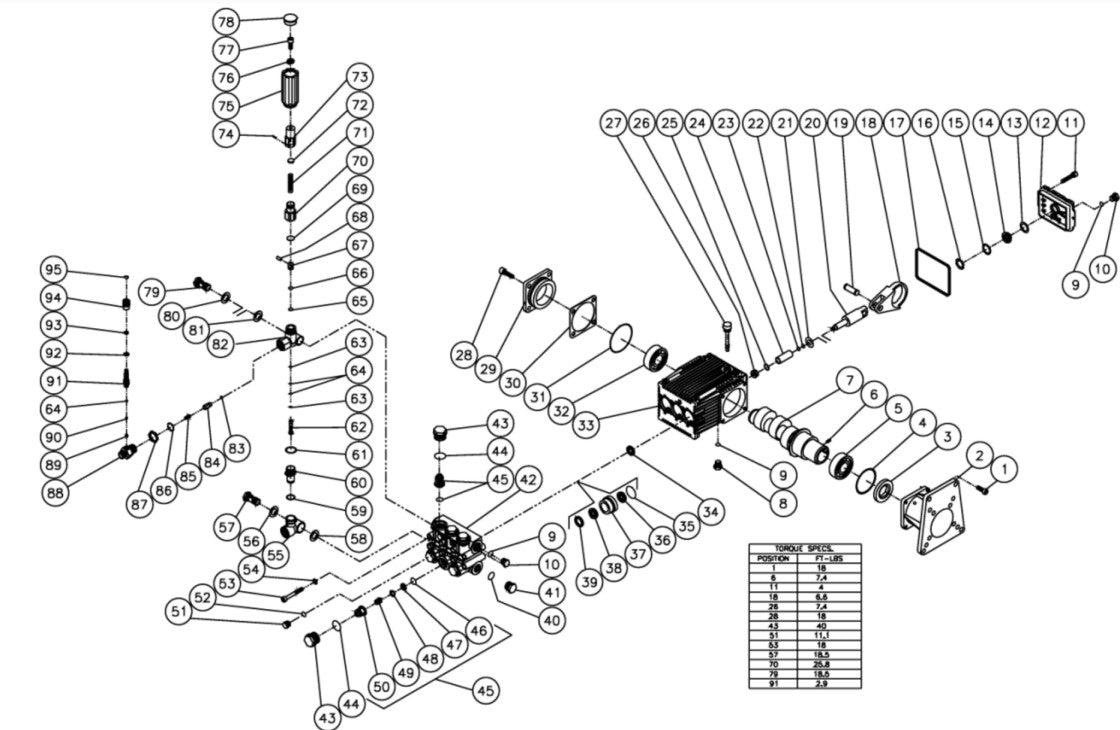 JP-3504-0MHB (sn:10070001-10176595), (sn:0-10070000), JP-3504-0MVB Pump Assembly Parts By MI-T-M