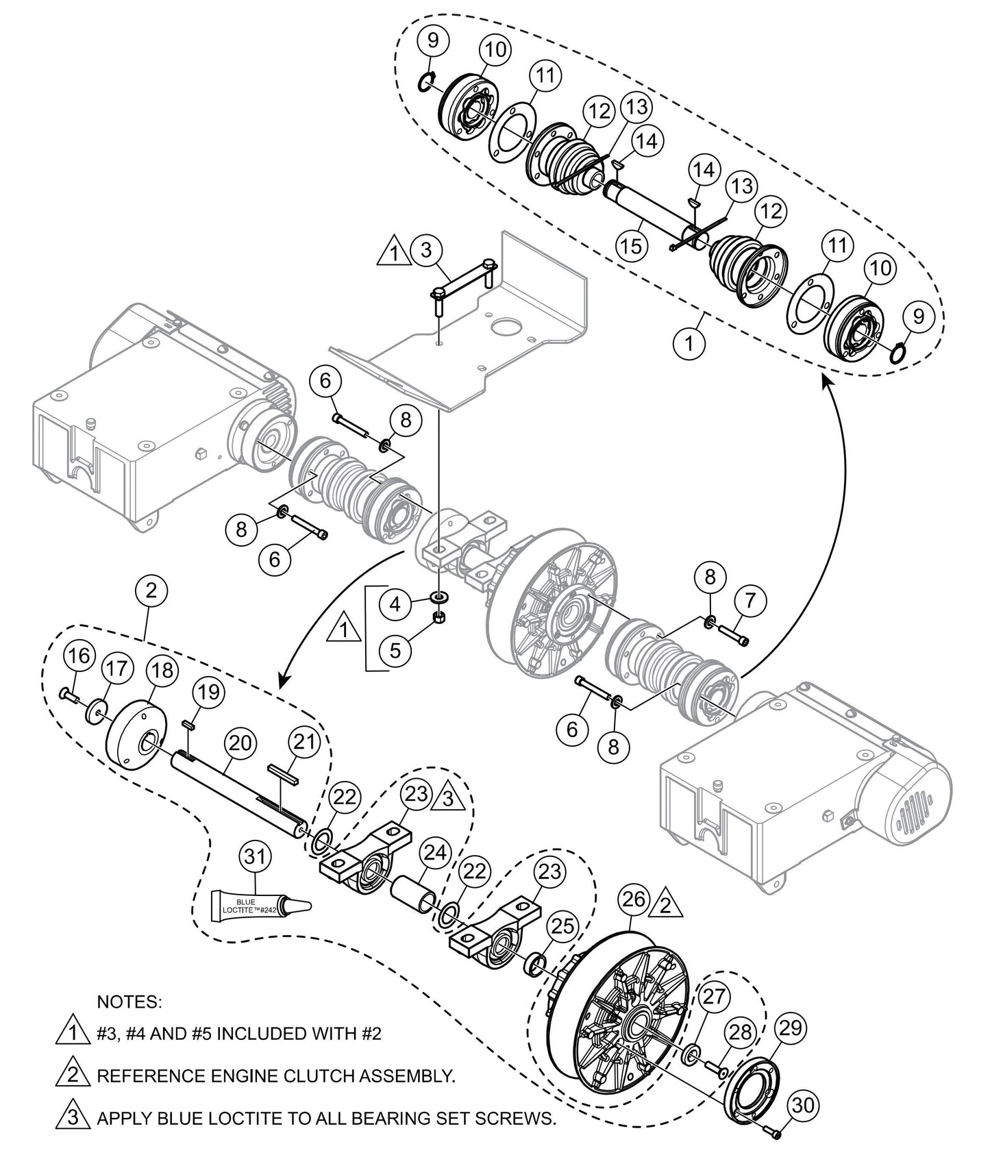 JWN-24HTCSL, JWN-24HSCSL S/N VB0206952 and Above - Drive Assembly Parts