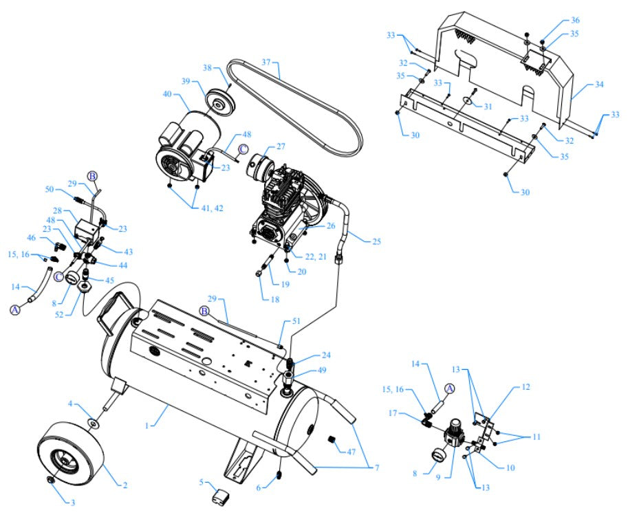 K15A-17P-SSC Assembly Parts By Jenny