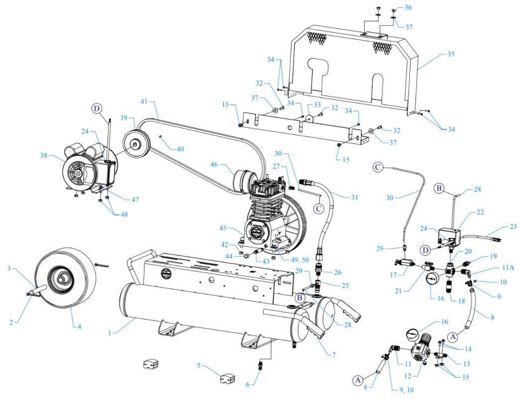 K15A-8P-DCS Assembly Parts By Jenny