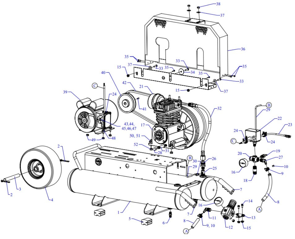 K15A-8P-SSC-DVS Assembly Parts By Jenny