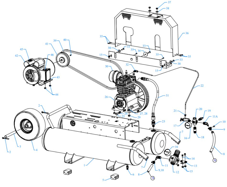 K1A-15P-CRC Assembly Parts By Jenny