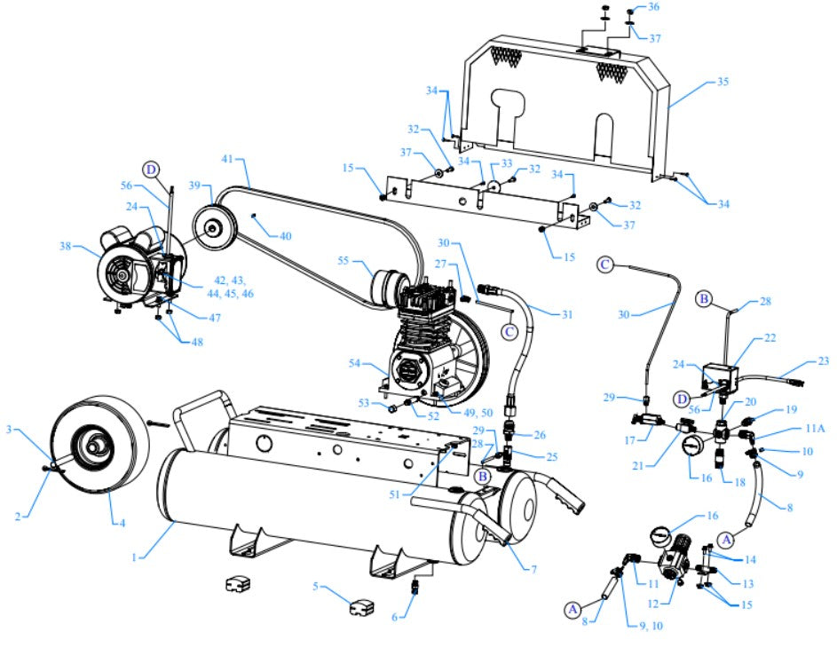 K1A-15P-DCS-DVS Assembly Parts By Jenny