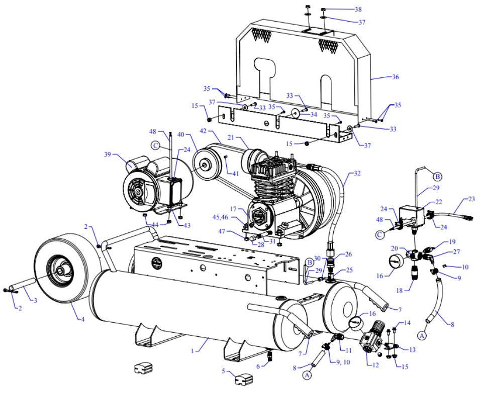 K1A-15P-SSC Assembly Parts By Jenny
