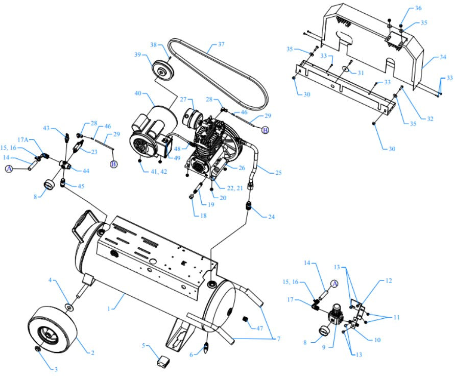 K1A-17P-CRC Assembly Parts By Jenny