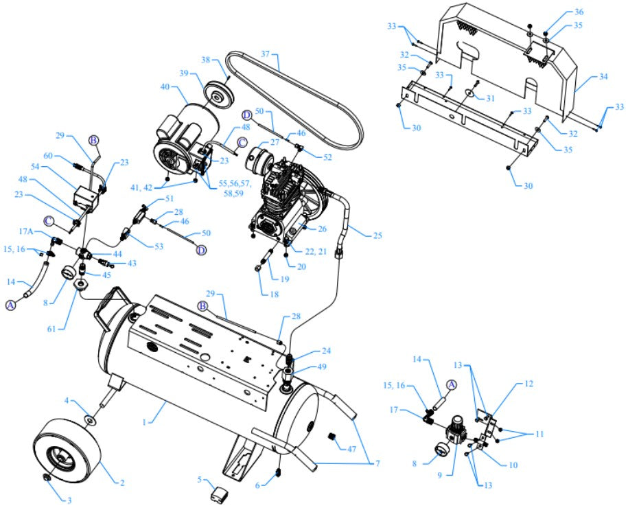 K1A-17P-DCS-DVS Assembly Parts By Jenny