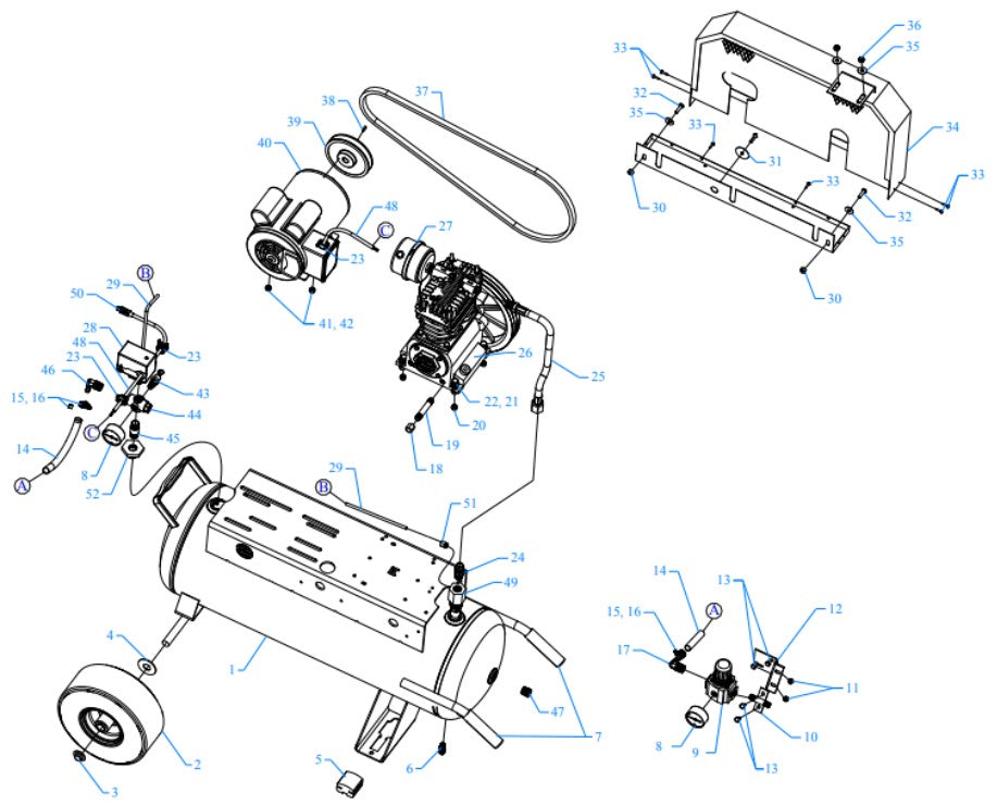 K1A-17P-SSC Assembly Parts By Jenny