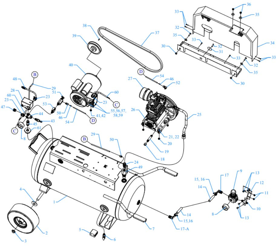 K1A-30P-DCS-DVS Assembly Parts By Jenny