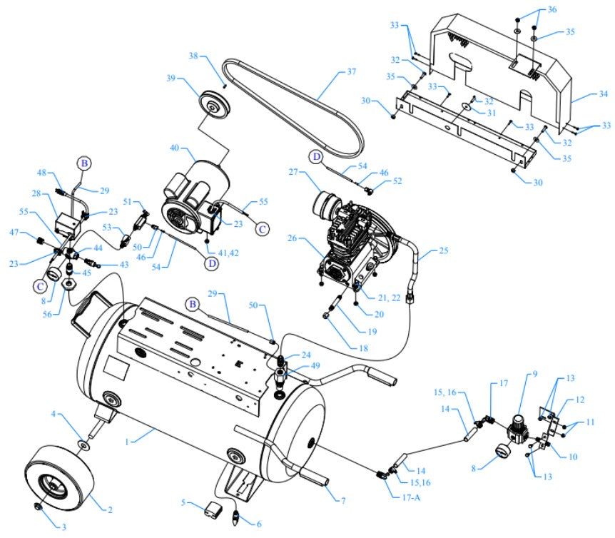 K1A-30P-DCS Assembly Parts By Jenny