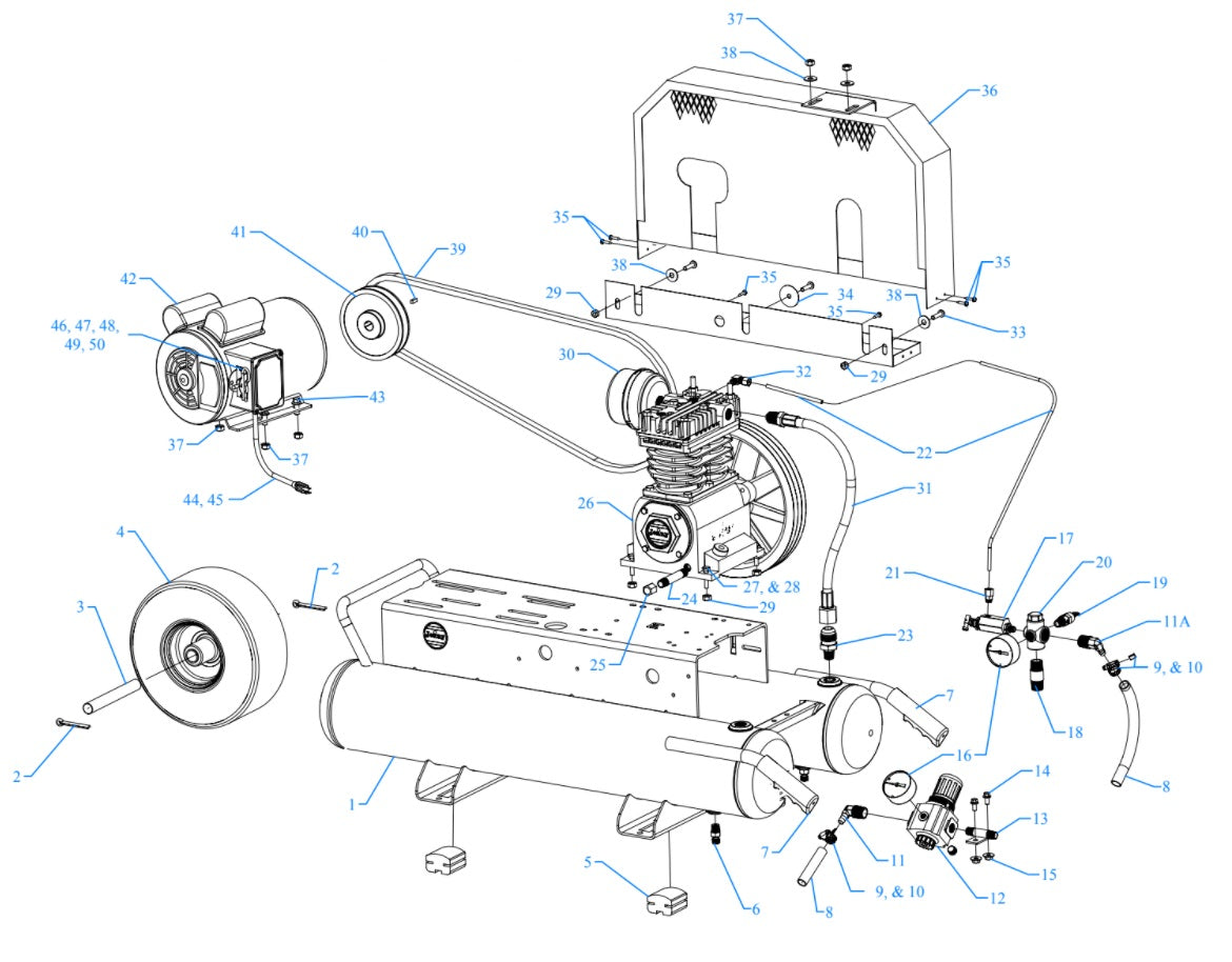 K1A-8P-CRC-DVS Assembly Parts By Jenny