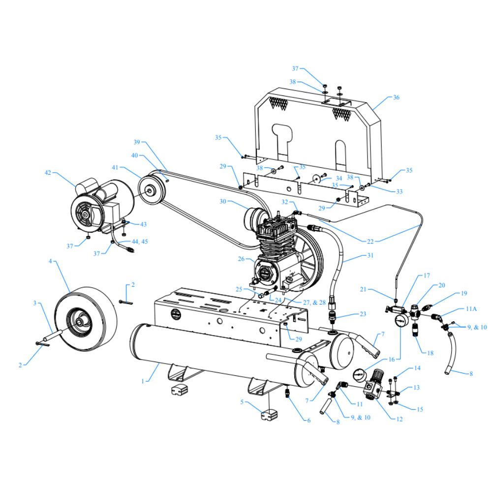 K1A-8P-CRCS Assembly Parts By Jenny