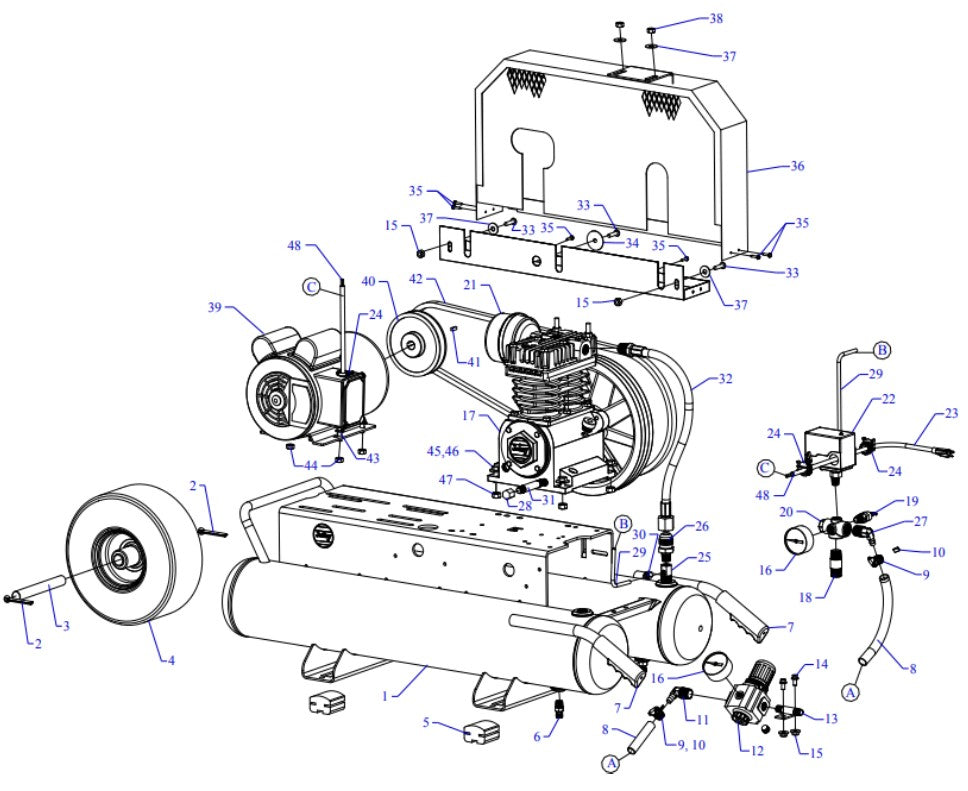 K1A-8P-SSC Assembly Parts By Jenny