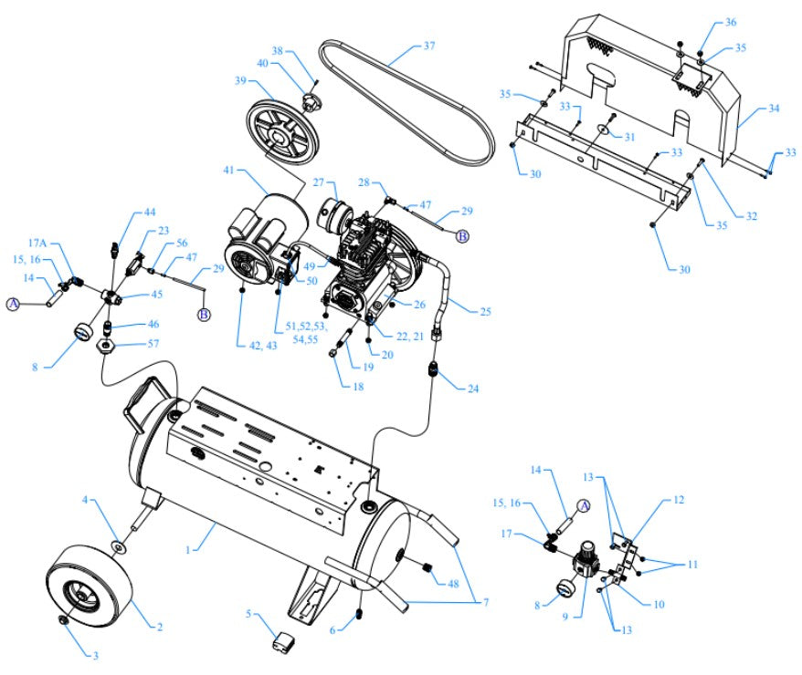 K2A-17P-CRC-DVS Assembly Parts By Jenny