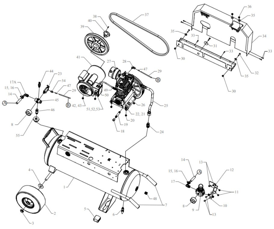 K2A-17P-CRC-SW3 Assembly Parts By Jenny