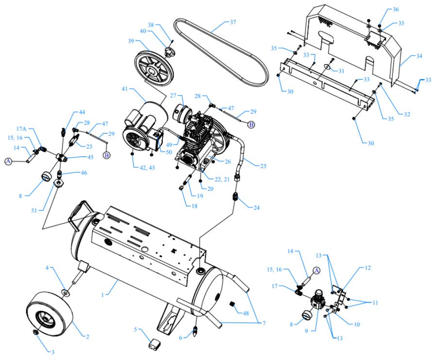 K2A-17P-CRC Assembly Parts By Jenny