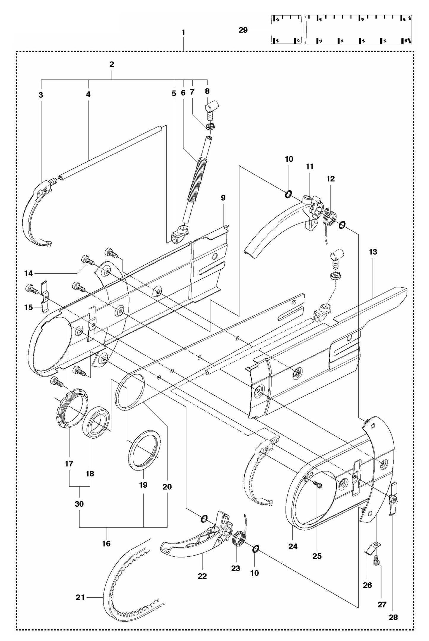 K760 Cut-N-Break Cutter Arm Assembly Parts