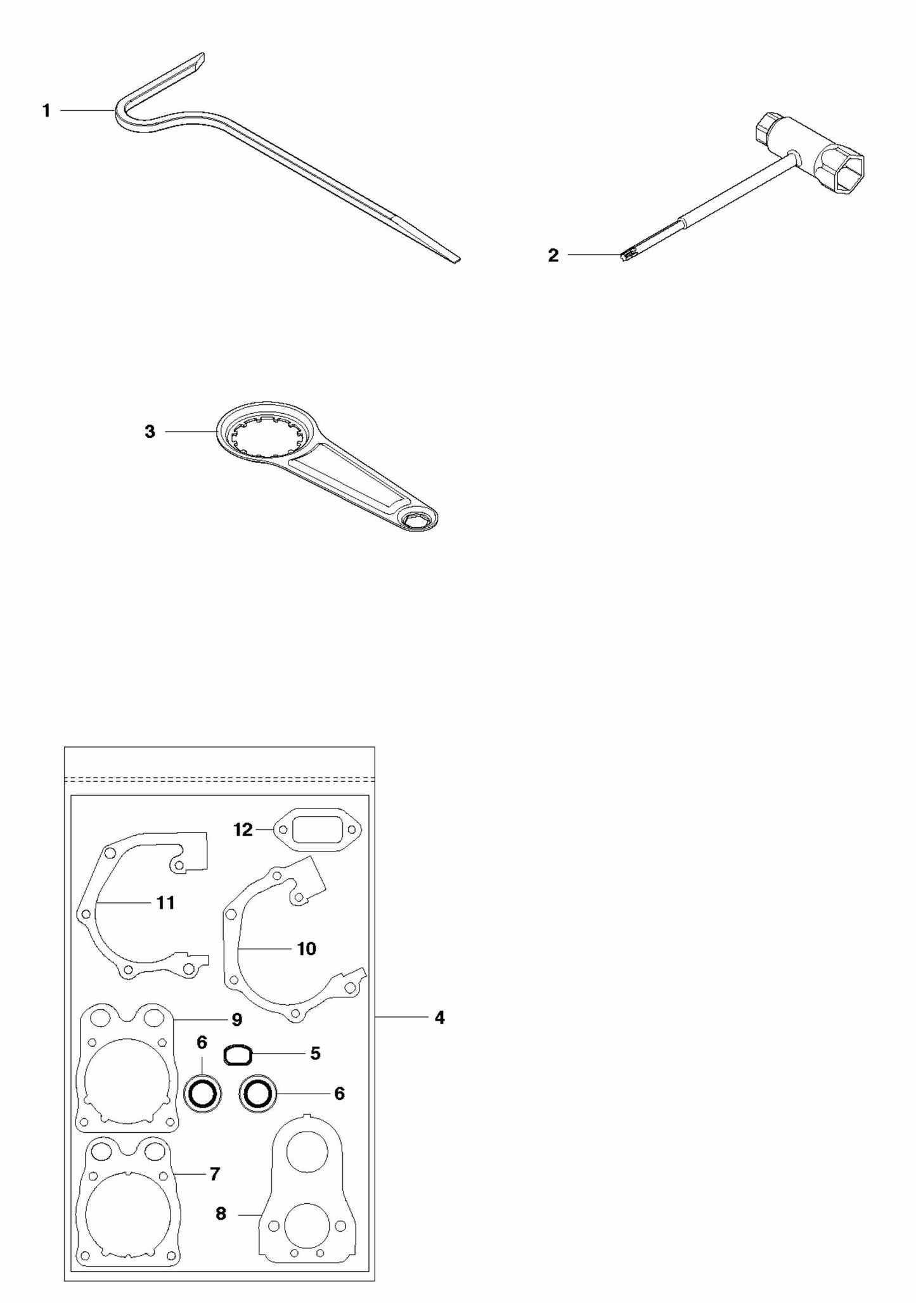 K760 Cut-N-Break Accessories Assembly Parts