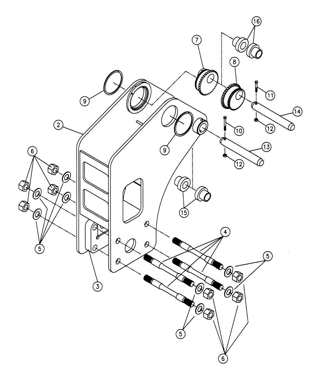 F12 Switch Hitch Mounting Assembly Parts