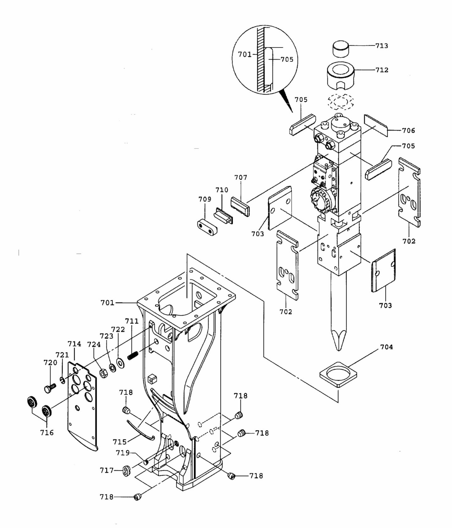 F19Qt (Serial No.3557 & Up) NT-Box Mounting Assembly Parts