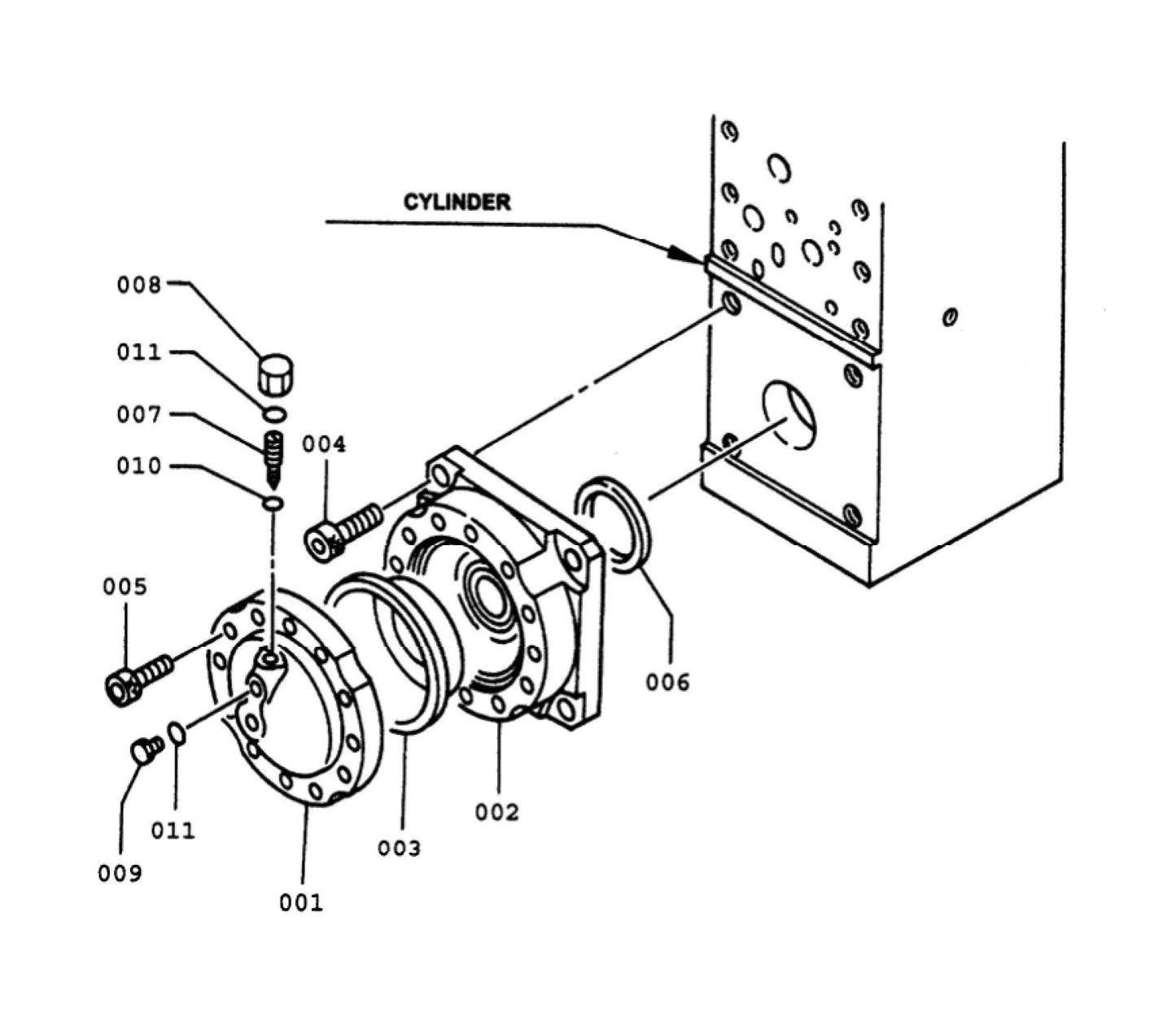 F19Qt (Serial No.3557 & Up) Accumulator Assembly Parts