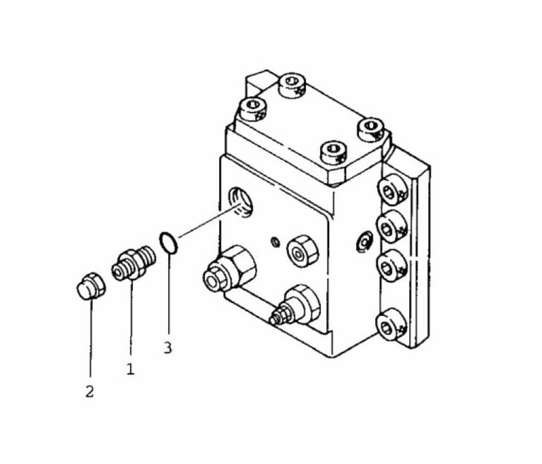 F19Qt (Serial No.3557 & Up) Remote Lubrication (Auto-Lube) Option Kit Assembly Parts
