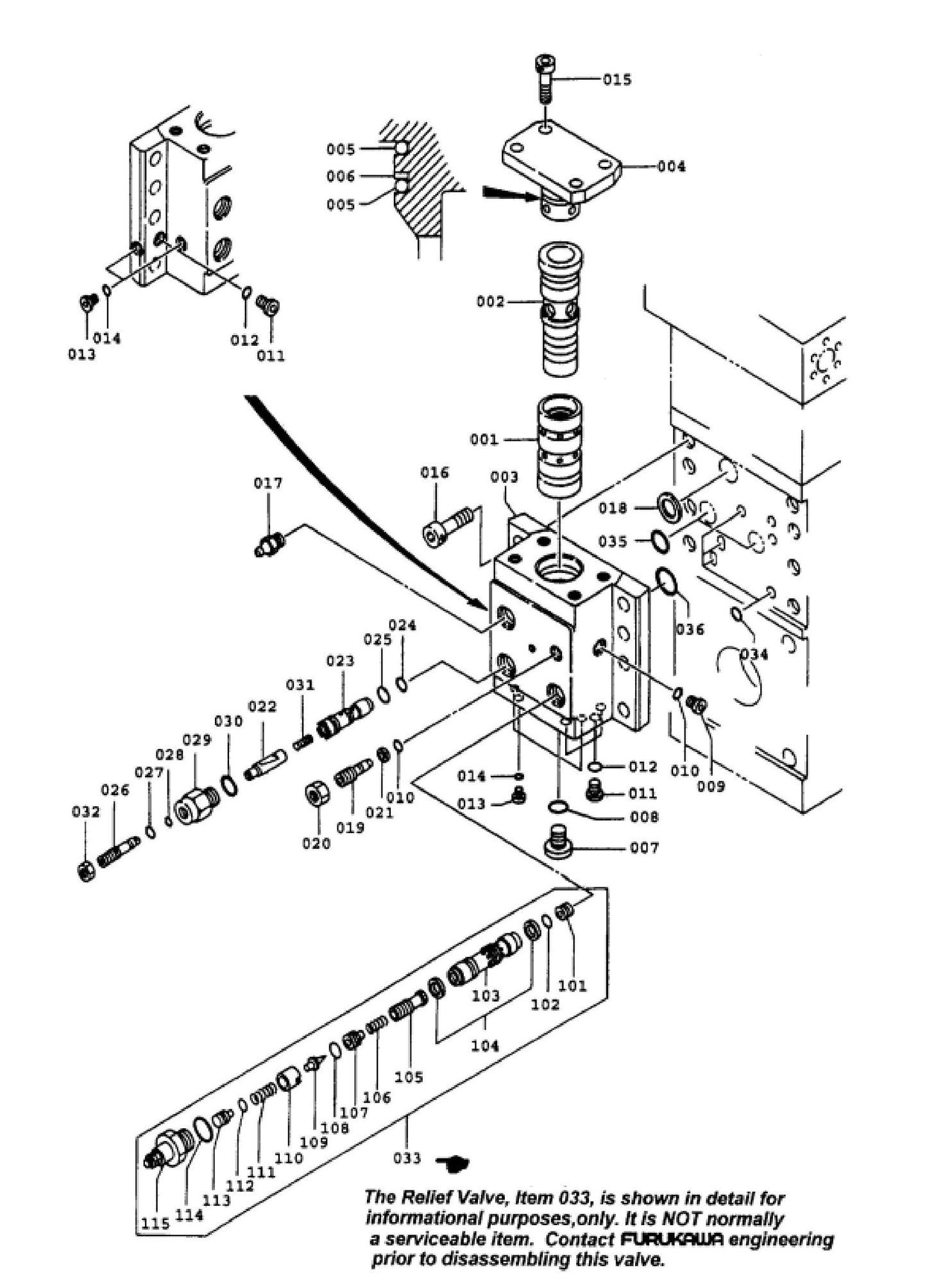 F27Qt Serial No.2528 ~ & Up Control Valve Detail Assembly Parts