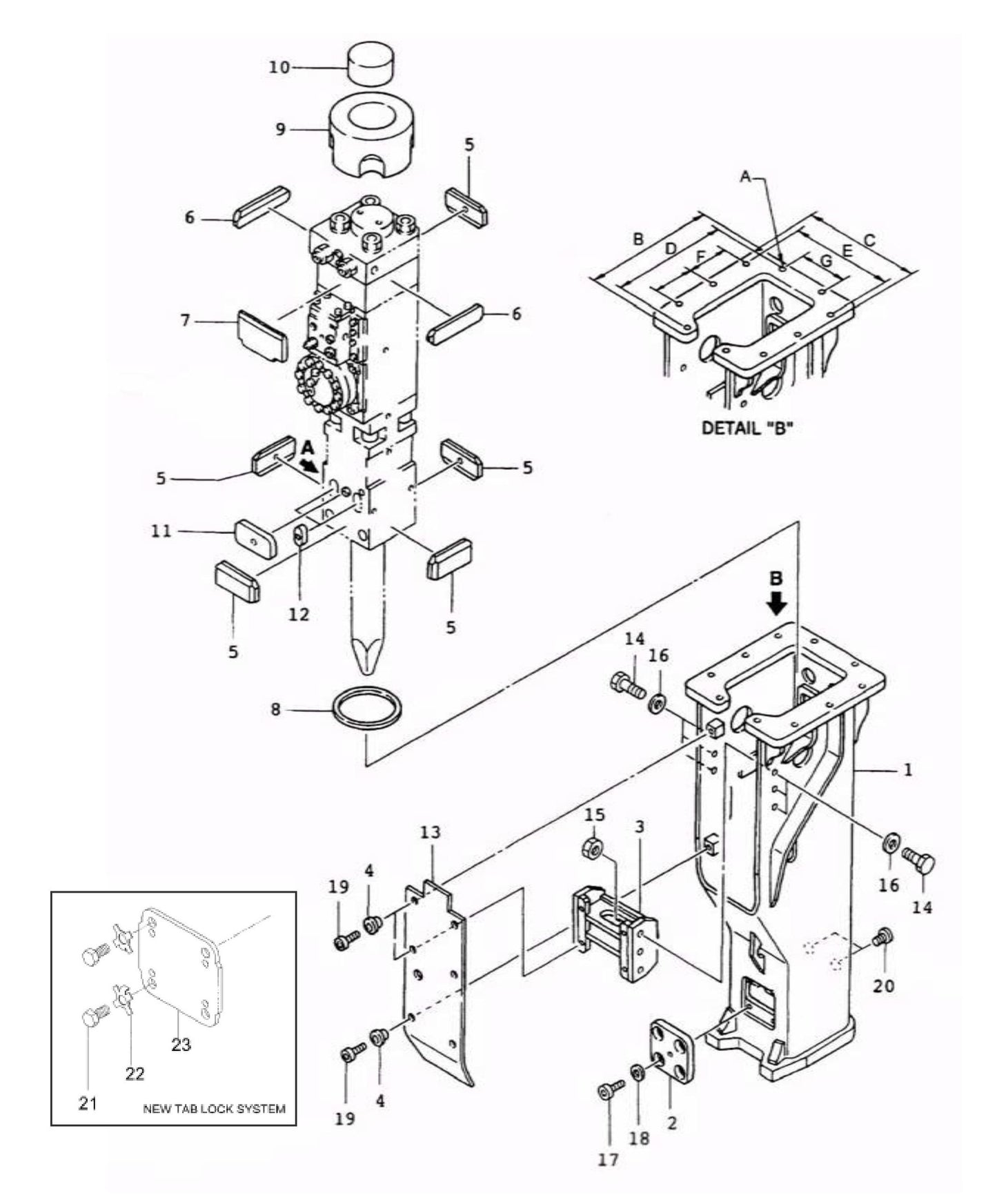 F27Qt Serial No.2528 ~ & Up T-Box Mounting Assembly Parts